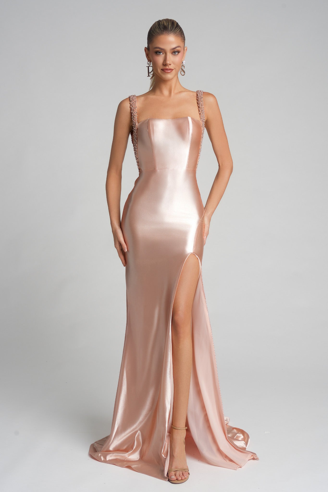 Portia and Scarlett Square Neck Prom Dress XO074
