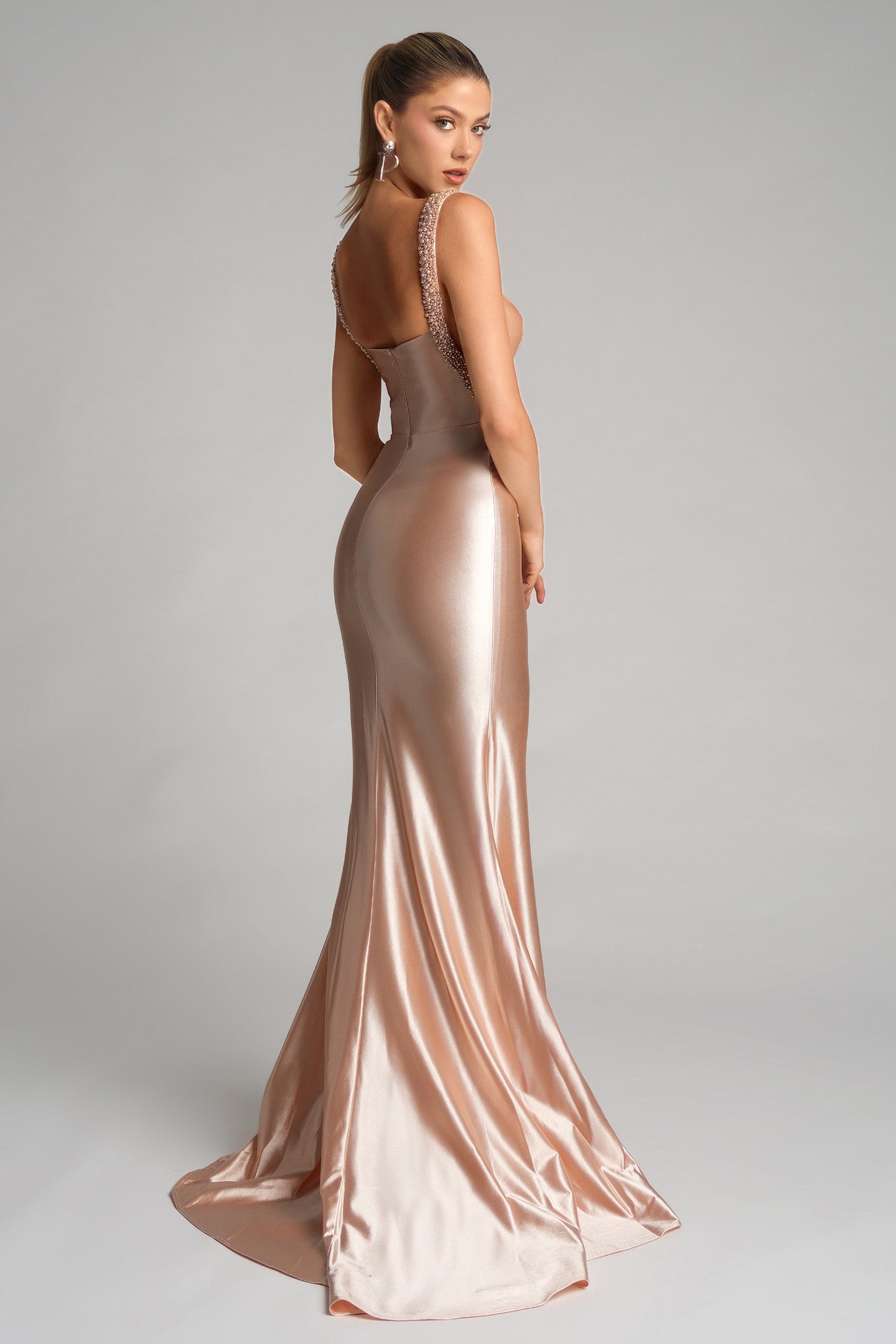 Portia and Scarlett Square Neck Prom Dress XO074