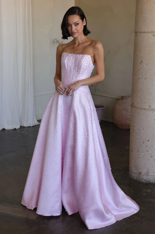 Ava Presley 47283 - New Corset Mikado and Pearl Ballgown