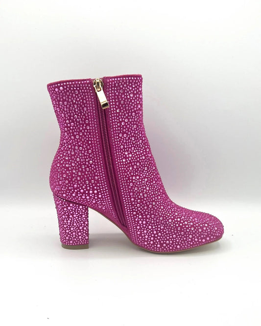 Kids Sparkler Bootie- Pink