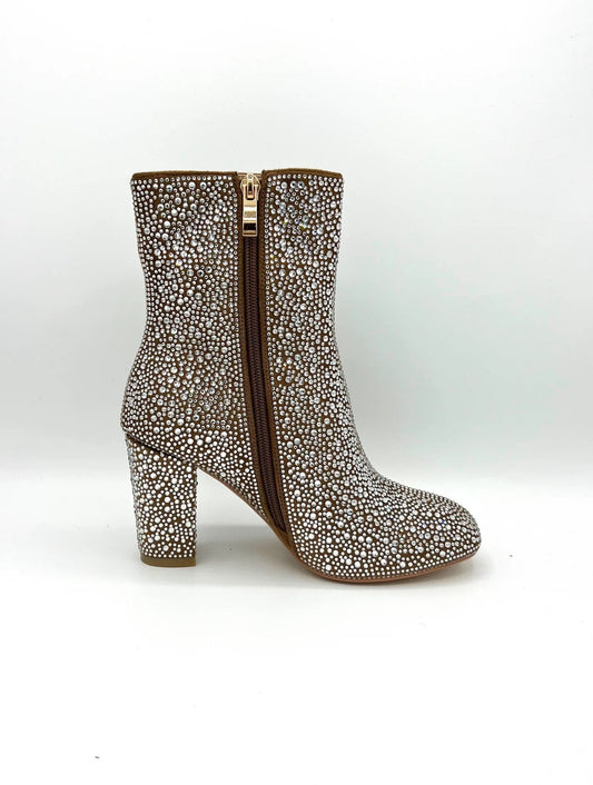 Kids Sparkler Bootie- Silver