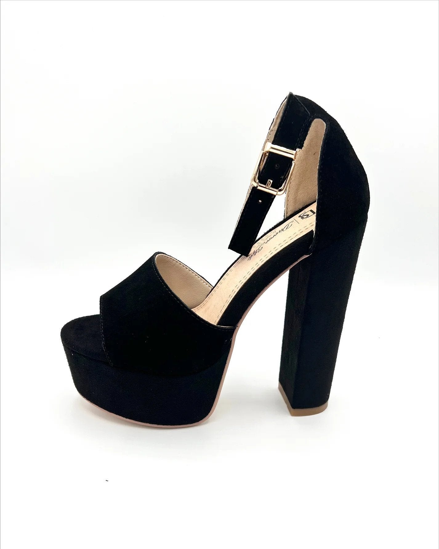 Platform Chunky Heel - Onyx