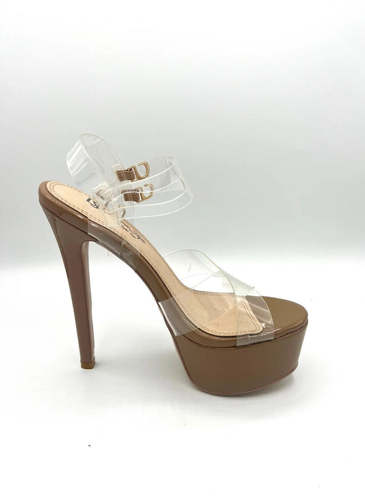 Platform Heel - Lucite