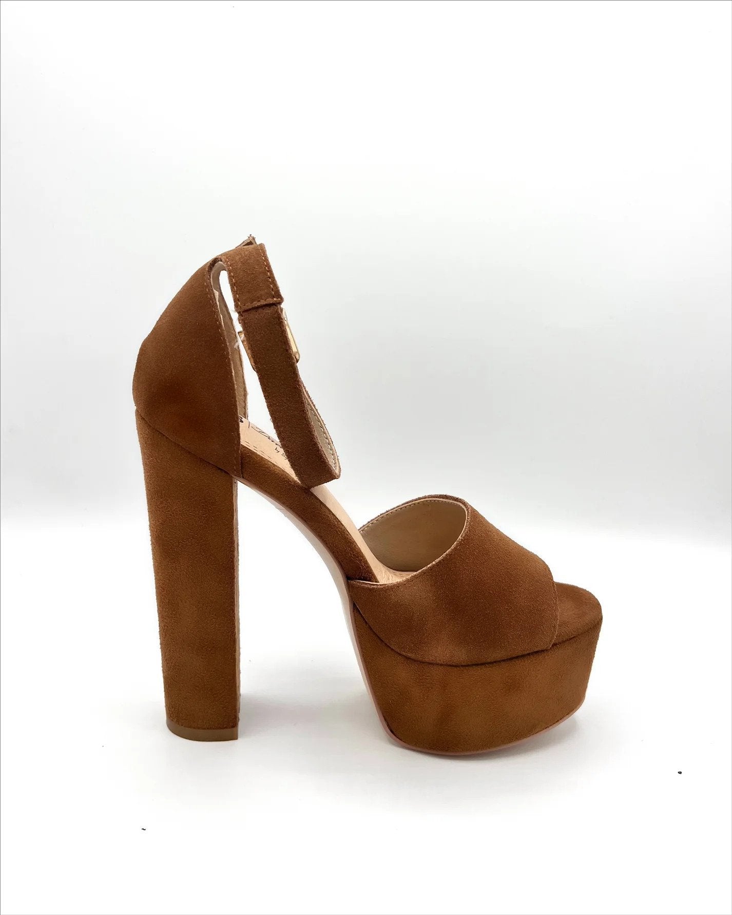 Platform Chunky Heel - Cinnamon