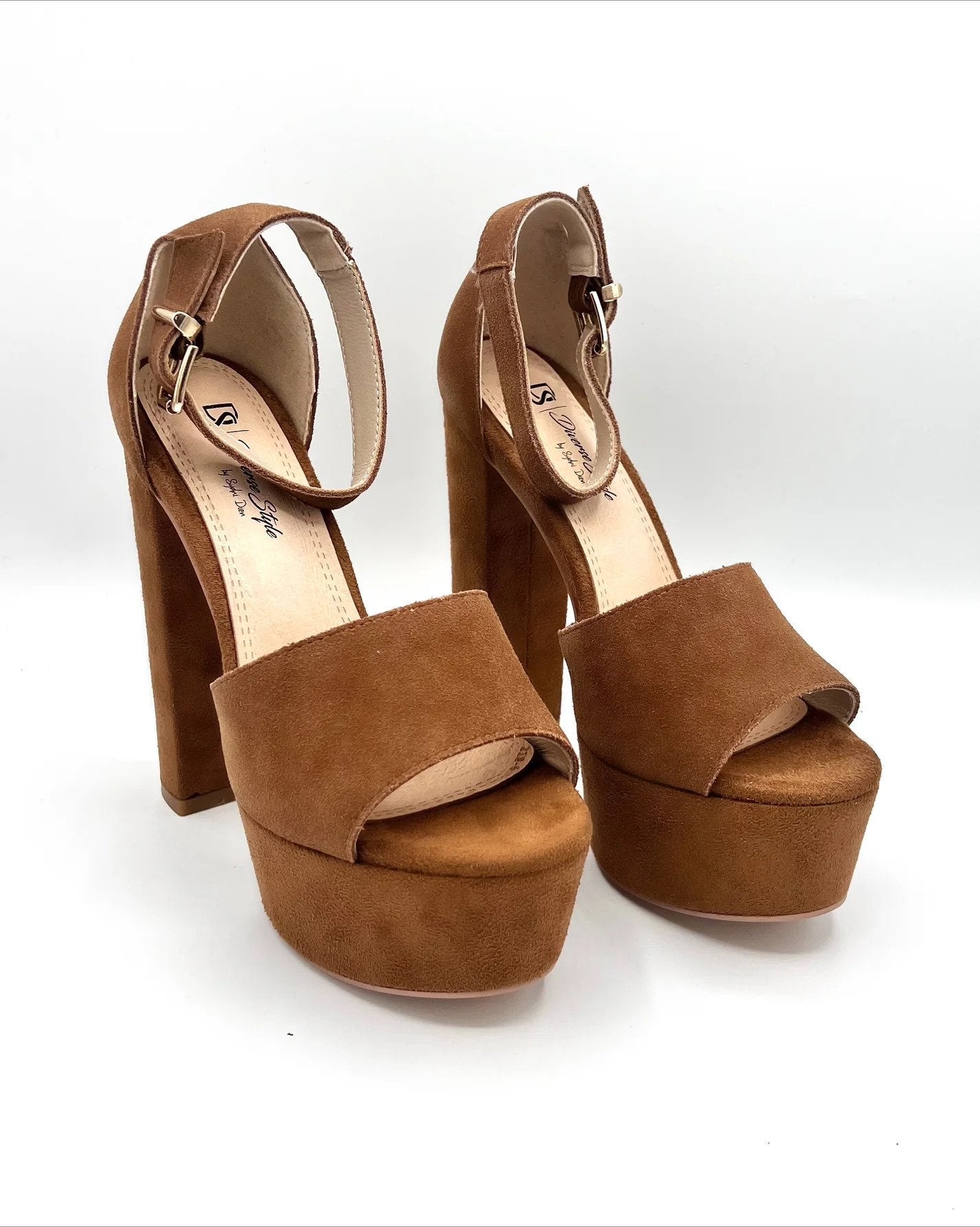 Platform Chunky Heel - Cinnamon