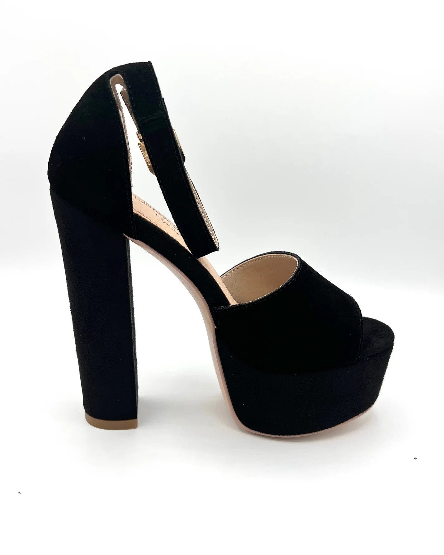 Platform Chunky Heel - Onyx