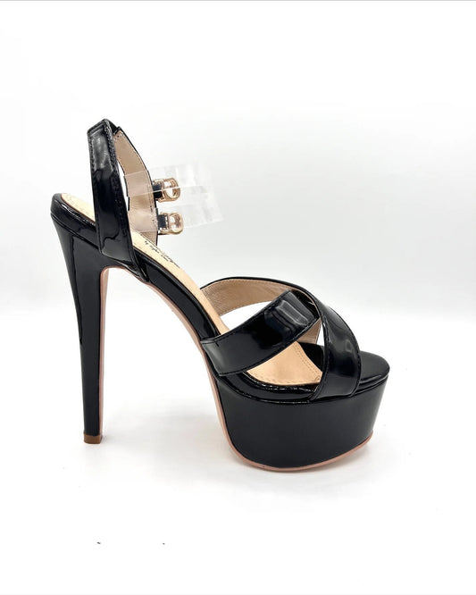 Platform Heel - Onyx